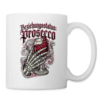 Relationship status Prosecco Funny German Wine Gift - Mug - white - Right