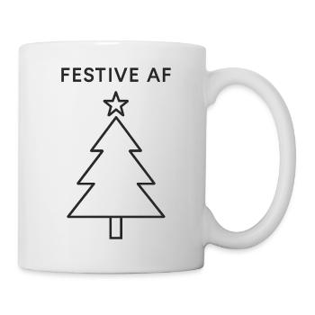 Minimalist Christmas Tree - Mug - white - Right