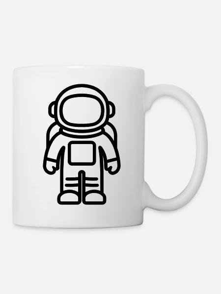 Astronaut - Tasse - Weiß