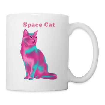 Space Cat - Mug - white - Right