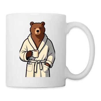 Tired Bear - Coffee - Mug - white - Right