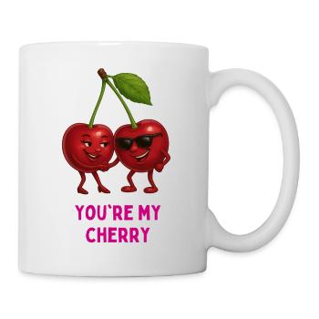 Cherry duo: You are my cherry - Mug - white - Right