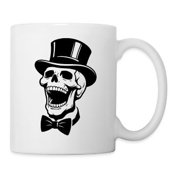 Bräutigam Totenkopf Skelett Jga - Tasse - Weiß - Rechts