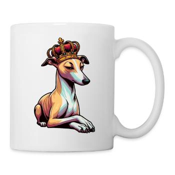 Whippet Greyhound Whippets Propriétaire de lévrier - Mug blanc - blanc - Droite