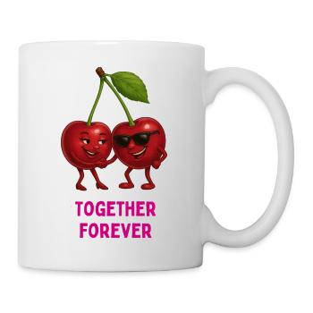 Cherry duo Together Forever - Mug - white - Right