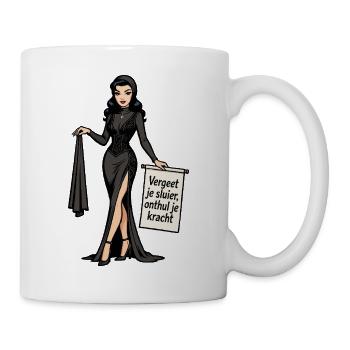 Oublie ton voile, découvre ton pouvoir - Mug blanc - blanc - Droite