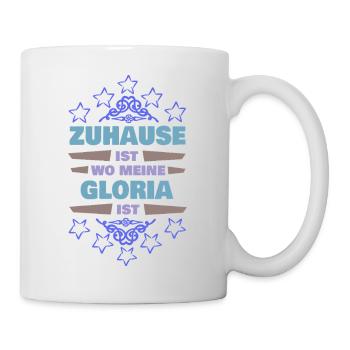 Geschenk für Gloria - Tasse - Weiß - Rechts