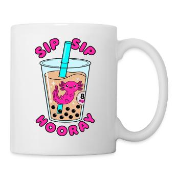 Sip Sip Hooray 8th Birthday Axolotl Bubble Tea - Mug - white - Right