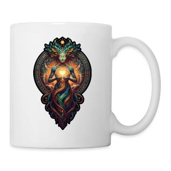Glowing heart - Mug - white - Right