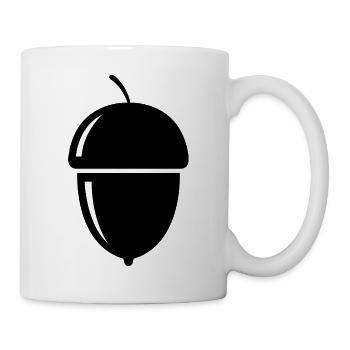 Eiche - Tasse - Weiß - Rechts