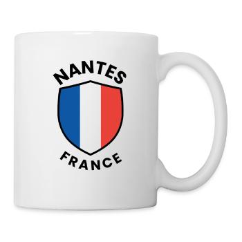 Motif du Bouclier de Nantes et de France - Mug blanc - blanc - Droite