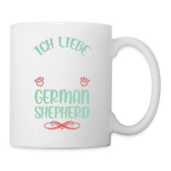 I love my German Shepherd - Mug - white - Right