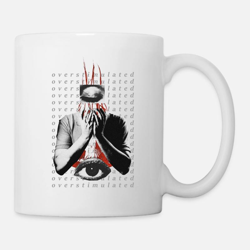 Surstimulé - Mug blanc - blanc