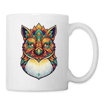 Fantasme de Carnaval Déguisé de Pingouin Hibou - Mug blanc - blanc - Droite