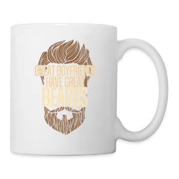 Les super petits amis ont une belle barbe - Mug blanc - blanc - Droite