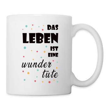 Life is a grab bag - Mug - white - Right