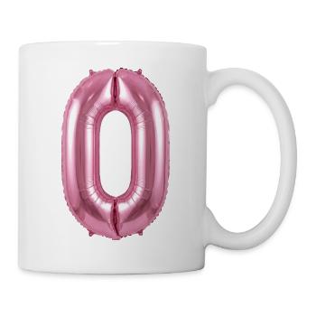 0. Geburtstag Shirt, Geschenk zur Geburt - Tasse - Weiß - Rechts