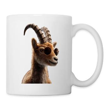 Capricorn Goat Alpine Ibex Capricorn Goats - Mug - white - Right