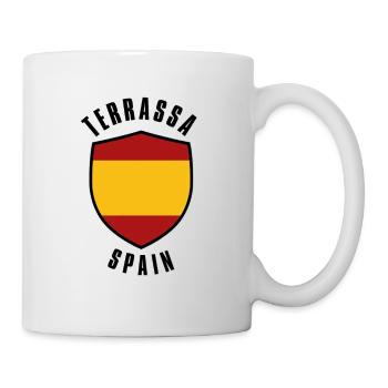 Termassa Spain Shield emblem in flag colour - Mug - white - Right
