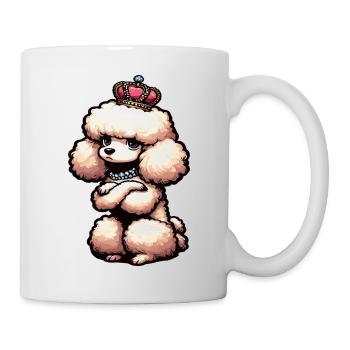 Pudel Pudelbesitzer Pudelliebhaber Pudelhund - Tasse - Weiß - Rechts