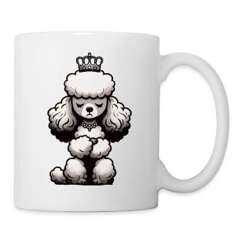 Pudel Pudelbesitzer Pudelliebhaber Pudelhund - Tasse - Weiß - Rechts