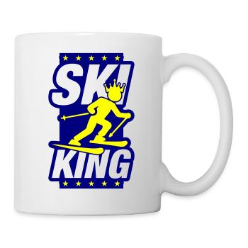 Ski King - Tasse - Weiß - Rechts