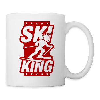 Ski King - Tasse - Weiß - Rechts