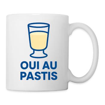 O.u.i au Pastis - Marseille - 13 - Mug blanc - blanc - Droite