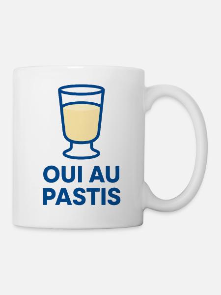 O.u.i bei Pastis - Marseille - 13 - Tasse - Weiß