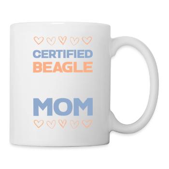 Beagle-Mama Zertifiziert - Tasse - Weiß - Rechts