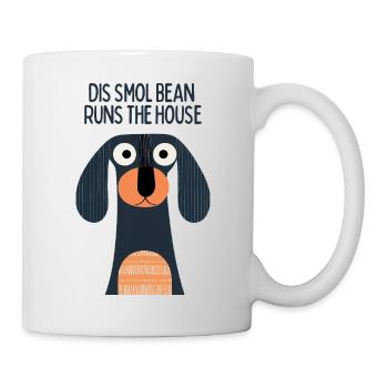 Die Wurst ist verantwortlich - Tasse - Weiß - Rechts
