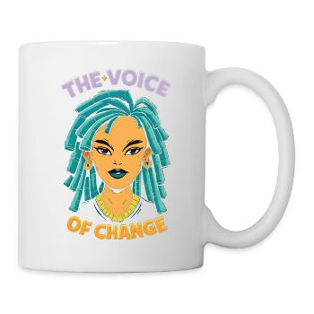 The Voice of Change – Empowerment Design - Mug - white - Right