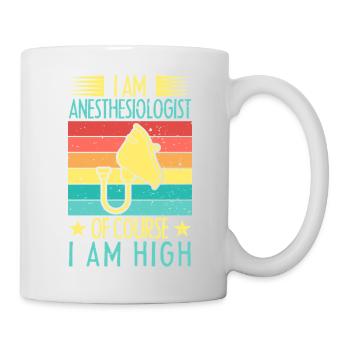 Anesthésiste Bien sûr que je suis anesthésiant - Mug blanc - blanc - Droite