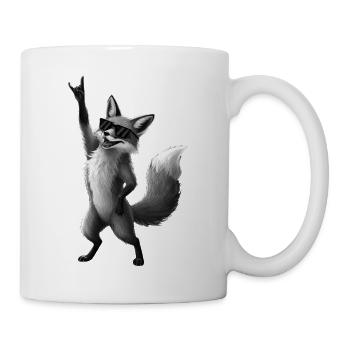 Rocker Fuchs Metal Heavy Metal Hardrock - Mug - white - Right