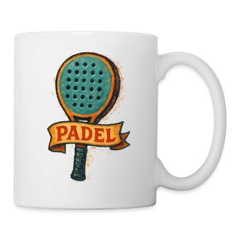 Padel racket - Padeliste - Mug - white - Right