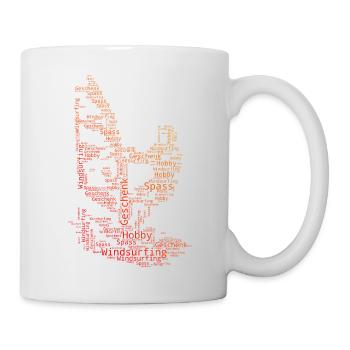 Windsurfing motif that works immediately - Mug - white - Right