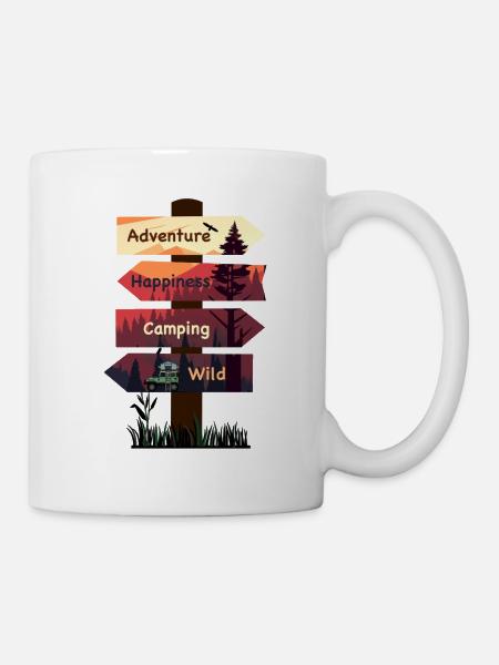 Path to Happiness - Mug - white