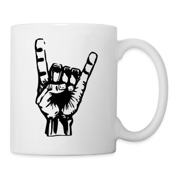 Mano_Mutant_links _Motivfarbe_frei_waehlbar - Mug - white - Right