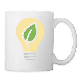 Glühbirne Umwelt Strom - Tasse - Weiß - Rechts