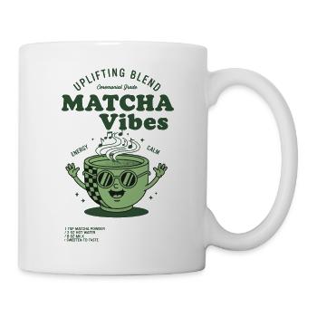 Matcha Vibes Uplifting Blend Ceremonial Grade - Mug - white - Right