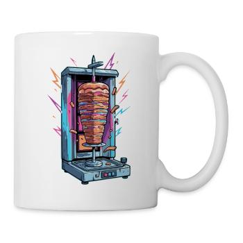 Neon Kebab Skewer Machine - Mug - white - Right