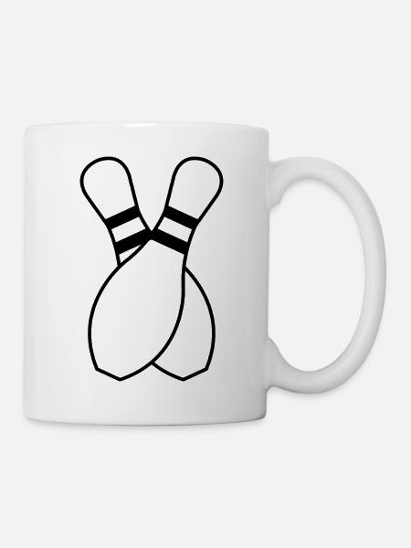 Kegel - Tasse - Weiß