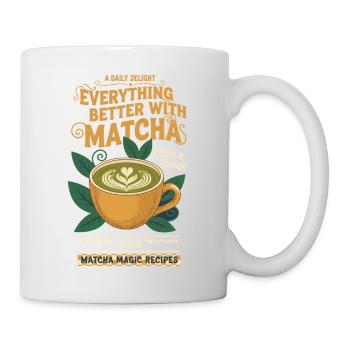 Everything Better With Matcha Fresh Foamy Matcha - Mug - white - Right