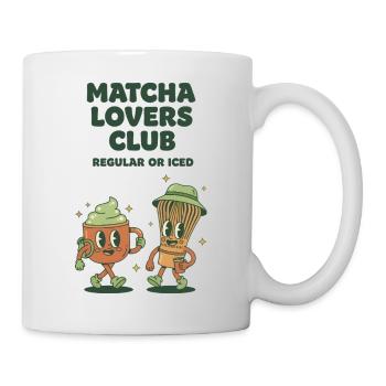 Matcha Lovers Club Regular Or Iced Funny Green Tea - Mug - white - Right