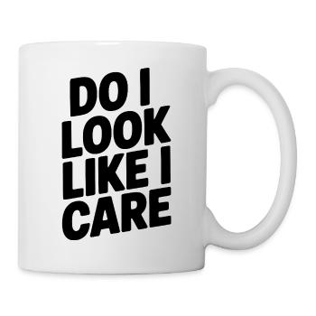 Do I Look Like I Care - Mug - white - Right