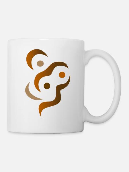 yoga_design_6 - Mug - white