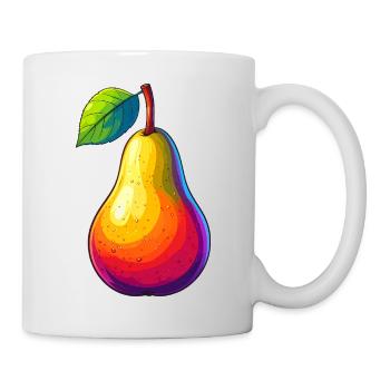Birne - Tasse - Weiß - Rechts