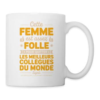 Departure Co-worker New Job Retirement - Mug - white - Right