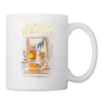 Skandinavisch Wikinger Born To be Koselig - Tasse - Weiß - Rechts
