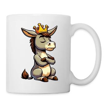 Donkey Donkey Donkey Holder Muli Long-Eared Donkey Muli - Mug - white - Right